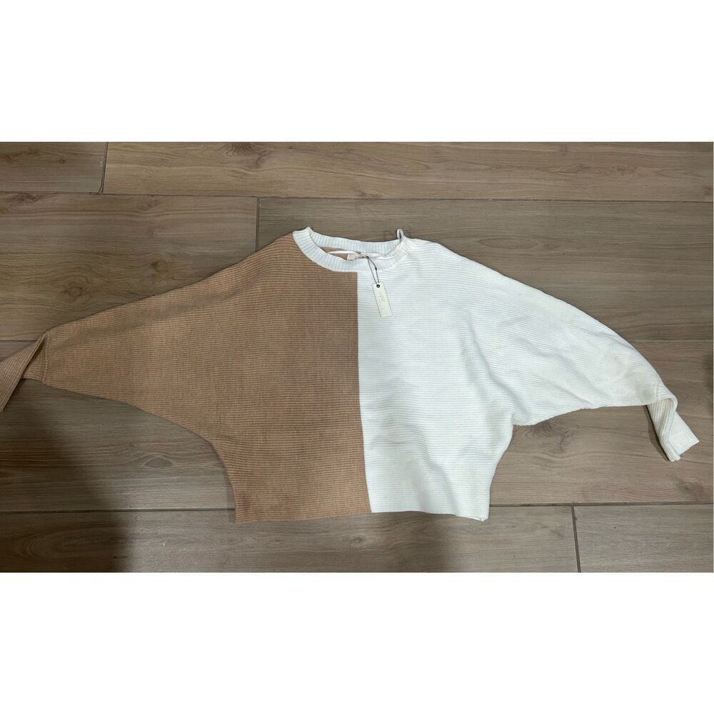 NEW Cupid Batwing Ribbed Sweater L